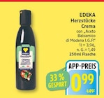Herzstücke Crema von EDEKA für 0,99 € bei EDEKA im Angebot Herzstücke Crema von EDEKA im aktuellen EDEKA Prospekt