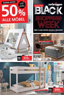 Bett im Zurbrüggen Prospekt "BLACK SHOPPING WEEK" mit 20 Seiten (Bochum)