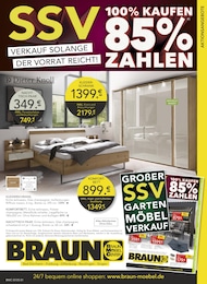 BRAUN Möbel-Center Prospekt für Freiburg: "SSV - VERKAUF SOLANGE DER VORRAT REICHT", 16 Seiten, 25.06.2025 - 29.07.2025
