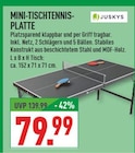 Mini-Tischtennis-Platte Angebote von Juskys bei Marktkauf Schwerte für 79,99 €