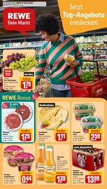 Würstchen im REWE Prospekt in Rodgau Aktueller REWE Prospekt mit Würstchen, "Dein Markt", Seite 1