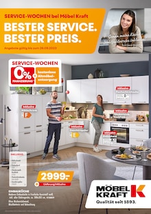 Möbel Kraft Berlin Prospekt "BESTER SERVICE. BESTER PREIS." mit 28 Seiten