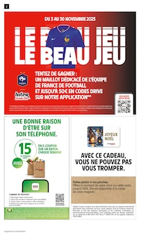 Prospectus Intermarché Contact de la semaine "-50% DE REMISE IMMÉDIATE SUR LE 2ÈME" avec 2 pages, valide du 13/11/2025 au 23/11/2025 pour Riom-és-Montagnes et alentours