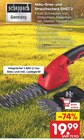 Akku-Gras- und Strauchschere GHS7.2 im Angebot bei Netto Marken-Discount in Frankfurt Akku-Gras- und Strauchschere GHS7.2 Angebote von Scheppach bei Netto Marken-Discount Frankfurt für 19,99 €