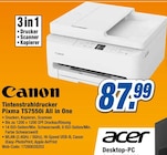 Tintenstrahldrucker Pixma TS7550i All in One im Angebot bei expert in Iserlohn Tintenstrahldrucker Pixma TS7550i All in One Angebote von Canon bei expert Iserlohn für 87,99 €