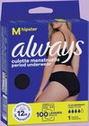 Culotte menstruelle Hipster taille M 40-42 - Always dans le catalogue Intermarché Hyper
