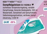 Dampfbügeleisen SI-110298.4 Angebote von emerio bei V-Markt Kempten für 10,00 €