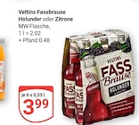 Fassbrause Holunder im Angebot bei GLOBUS in Kaiserslautern Fassbrause Holunder Angebote von Veltins bei GLOBUS Kaiserslautern für 3,99 €