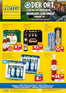 Bitburger im aktuellen Netto Marken-Discount Prospekt (Meerbusch) Bitburger im Netto Marken-Discount Prospekt "DER ORT, AN DEM DU IMMER AUSGEZEICHNETE PREISE FINDEST." mit 6 Seiten (Meerbusch)