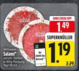 Salami im EDEKA Prospekt Salami von Wiltmann im aktuellen EDEKA Prospekt für 1,19 €