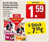 Saftige Brocken Hundenahrung Angebote von Gut & Günstig bei WEZ Minden für 1,59 €