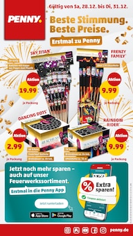 Feuerwerk im Penny Prospekt "Wer günstig will, muss Penny." mit 40 Seiten (Frechen)