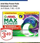Max Power Pods Universal im Angebot bei GLOBUS in Viersen Max Power Pods Universal Angebote von Ariel bei GLOBUS Viersen für 3,49 €