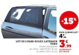 Lot de 2 pare-soleil lateraux - Theo dans le catalogue Hyper U