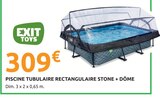 Piscine tubulaire rectangulaire stone + dôme - EXIT TOYS - Mr.Bricolage à Lorient Piscine tubulaire rectangulaire stone + dôme - EXIT TOYS en promo chez Mr.Bricolage Lorient à 309,00 €