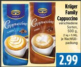 Cappuccino im Angebot bei EDEKA in Gießen Cappuccino Angebote von Krüger Family bei EDEKA Gießen für 2,99 €