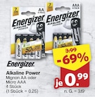 famila Nordwest - Mignon AA Angebot im Prospekt Mignon AA bei famila Nordwest im Prospekt "" für 0,99 €