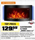 ELEKTROKAMIN "DAVOS (ZÜRICH 2.0)" im Angebot bei OBI in Mannheim ELEKTROKAMIN "DAVOS (ZÜRICH 2.0)" Angebote von EL FUEGO bei OBI Mannheim für 129,99 €