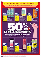 Déodorant Angebote im Prospekt "LES BONS PLANS DERNIÈRE MINUTE" von Carrefour auf Seite 2