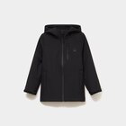 Blouson déperlant fourré à capuche noir garçon - La Halle Blouson déperlant fourré à capuche noir garçon à 29,99 € dans le catalogue La Halle