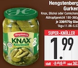 Knax Gurken von Hengstenberg im aktuellen EDEKA Prospekt für 1,99 €