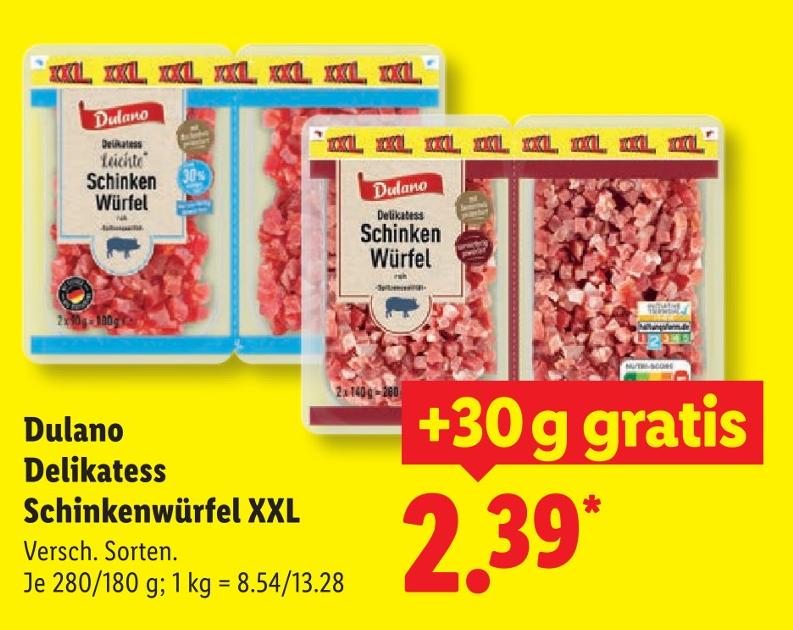 Delikatess Schinkenwürfel XXL