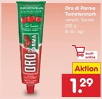 Tomatenmark im Angebot bei Netto Marken-Discount in Stralsund Tomatenmark Angebote von Oro di Parma bei Netto Marken-Discount Stralsund für 1,29 €