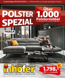 Möbel Inhofer Prospekt für Seligweiler mit 20 Seiten Möbel Inhofer Prospekt für Seligweiler: "POLSTER SPEZIAL", 20 Seiten, 05.05.2022 - 28.05.2022