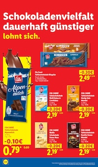 Schokolade im Lidl Prospekt "Der Preisführer macht Deutschland dauerhaft günstiger!" mit 32 Seiten (Mönchengladbach)