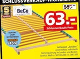 Lattenrost Sanalux von BeCo im aktuellen Segmüller Prospekt für 63,00 €