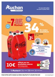 Catalogue Auchan à La Pomponnette, avec 20 pages Prospectus Auchan à La Pomponnette, "Les 7 jours Auchan", 20 pages, 06/07/2022 - 12/07/2022