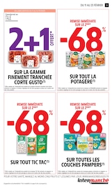 Pampers Angebote im Prospekt "JUSQU'À 20€ OFFERTS EN BONS D'ACHAT SUR LE RAYON SURGELÉS SALÉS" von Intermarché auf Seite 3