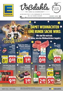 EDEKA Prospekt der Woche "Aktuelle Angebote" Seite 1, 15.12.2025 bis 20.12.2025 für Dormagen Aktueller EDEKA Prospekt "Aktuelle Angebote" Seite 1 von 30 Seiten für Dormagen