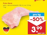 Aktuelles Puten-Keule Angebot bei Netto Marken-Discount in Darmstadt ab 3,99 €