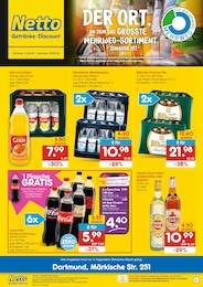 Netto Marken-Discount Prospekt für Dortmund mit 2 Seiten Netto Marken-Discount Prospekt für Dortmund: "DER ORT, AN DEM DU IMMER AUSGEZEICHNETE PREISE FINDEST.", 2 Seiten, 15.06.2026 - 20.06.2026