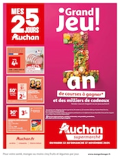 Prospectus Auchan Supermarché à La Seyne-sur-Mer, "MES 25 JOURS AUCHAN", 8 pages de promos valables du 12/11/2024 au 17/11/2024