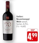 Wein im Angebot bei EDEKA in Koblenz Wein Angebote von Novantaceppi bei EDEKA Koblenz für 4,99 €