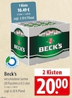 famila Nordost Nauen - Beck's Angebot im Prospekt Beck's bei famila Nordost im Nauen Prospekt für 20,00 €