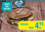 Tiroler im EDEKA Prospekt Tiroler von im aktuellen EDEKA Prospekt für 4,95 €