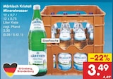 Aktuelles Mineralwasser Angebot bei Netto Marken-Discount in Berlin ab 3,49 €