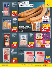 Wurst im aktuellen Netto Marken-Discount Prospekt (Moers) Wurst im Netto Marken-Discount Prospekt "Aktuelle Angebote" mit 59 Seiten (Moers)