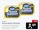 Feines Butter Schmalz Angebote von Meggle bei Konsum Dresden für 3,49 €
