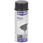 Peinture mate en aérosol Spectrum Noir - Spectrum en promo chez Action Peinture mate en aérosol Spectrum Noir - Spectrum dans le catalogue Action