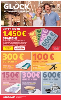Segmüller Prospekt der KW 30 "Zum Glück gibt’s Segmüller - Jetzt bis zu 1750 € sparen" Aktueller Segmüller Prospekt "Zum Glück gibt’s Segmüller - Jetzt bis zu 1750 € sparen" Seite 2 von 22 Seiten