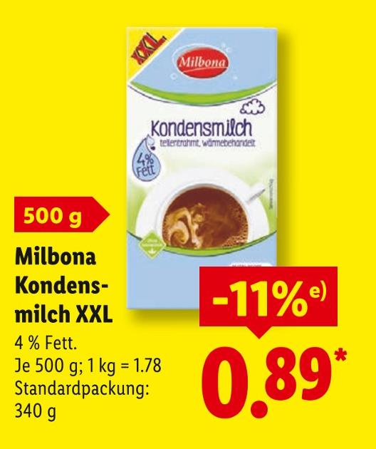 Kondensmilch XXL