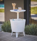 Table cocktail glacière lumineuse 30l - KETER - U Express à Laval Table cocktail glacière lumineuse 30l - KETER en promo chez U Express Laval à 79,99 €
