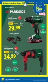 Bricolage Angebote im Prospekt "Plus de 55 produits bio dans l'assiette, ça vaut le coup." von Lidl auf Seite 52