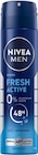 Men Deospray Fresh Active im Angebot bei REWE in Erkelenz Men Deospray Fresh Active Angebote von Nivea bei REWE Erkelenz für 2,22 €