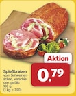 Spießbraten vom Schweinenacken für 0,79 € bei famila Nordwest im Angebot Spießbraten vom Schweinenacken im aktuellen famila Nordwest Prospekt