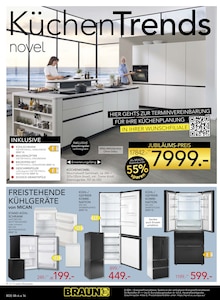 Kühlschrank im aktuellen BRAUN Möbel-Center Prospekt (Konstanz) Kühlschrank im BRAUN Möbel-Center Prospekt "Jubiläumsmonat" mit 20 Seiten (Konstanz)
